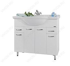 Водолей Мебель для ванной Колумбия 95 белая – фотография-3